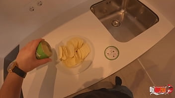 Preview 1 of Yxxx Indian - Prank with the Pringles can or how to Trick (fool) your StepSis