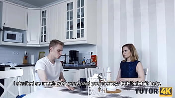 Preview 2 of Wwxxxbfvideo - TUTOR4K. Math tutor hasnt prepared stud for exam and the guy fucks her