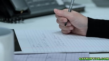 Preview 3 of In The Bas - Gayruptive.com - Gay lovers JJ Knight and Jim Fitt are both vying for a job which leads to a breakup where Jim Fitt accuses JJ Knight of sexual misconduct in bathroom!