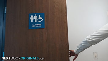 Preview 1 of Big Beautyful Girl - Caught N&#039_ Taught,  Fuck N&#039_ Suck At Work - Michael Boston,  Roman Todd - NextDoorStudios