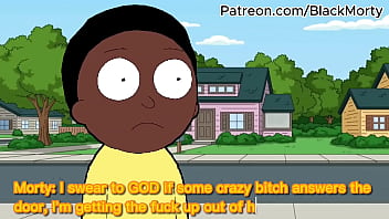 Preview 1 of Noun Sex - Lois Griffin Going Down on Black Morty