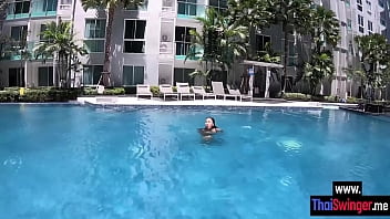 Preview 1 of Chinese Hot Sex Sex Vedio - ThaiSwinger.me - Sexy Asian teen with amazing big butt blowjob and horny sex by a partner