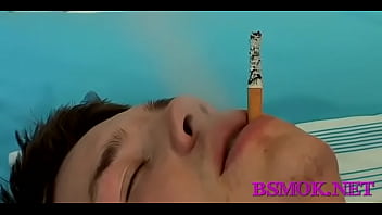 Preview 2 of Xoxoxo Pedifile - Teasing knob and smoking