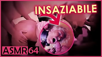 Preview 2 of Skinny Stephanie Porn - Insaziabile - Italiana Dialoghi ASMR
