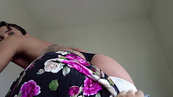 Preview 3 of Mom Sox 2019 - Tall and slender tgirl invited me to her apartment. Reality POV with stunning Cassia Fernandez.