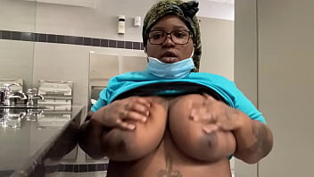Preview 3 of Sxxxxv Hq - I&rsquo_m Real New Yorker I&rsquo_m at my job with my Titties out being low lol