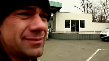 Preview 1 of Mom Sex Waiter Home - Maddy Blonde Hungarian with Nick Lang,   - European Fuck - Teaser#1 Pussy Creampie Comedy outside in the village at a car parts park,  pussy fucked,  big boobs,  big tits,  wet pussy,  internal cumshot,  pussy creampie,  hardcore,  costumes
