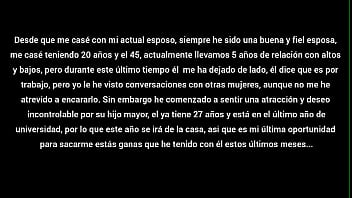 Preview 1 of Echte Geschwister Ficken - Relato erotico de una madrastra enamorada de la polla de su hijastro