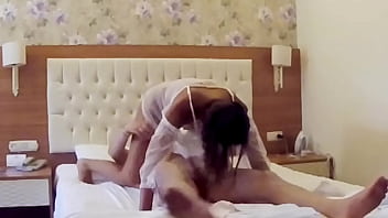 Preview 2 of Sexy Video Kannada Sex Video - Foxywet in white nightie