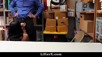Preview 4 of Hindu Sexvideo - Teen Had to Fuck Mall Officer for Her Crime