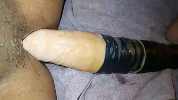 Preview 2 of Odoa Xxx - Fucking large dildo.