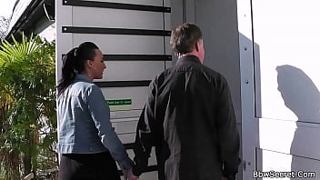 Preview 1 of The Sex Files Xxx Porn Parody - Husband cheats on wife with huge boobs fatty