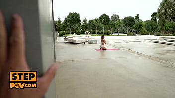 Preview 1 of Bit Ful Girls - itsPOV - Mona Blue is your tasty stepdaughter slut and she wants it