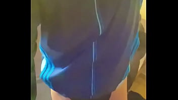Preview 3 of Real Gang Rape Videos - El guapo Bruno Jox juega,  fuma,  y calienta a su vecino en jockstrap rojo