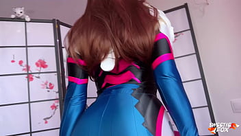Preview 1 of Girl See Old Man - First Painful Anal D.Va from Overwatch