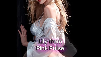 Preview 2 of Xxxxxvideos - #0002 Lily &quot_Bedtime Pleasure&quot_ - Bathtub Robe masturbating - AI Art - Pink Pulse AI Studio