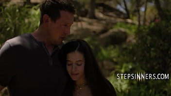 Preview 1 of Foxxx Crying - Stepsiblings Do The Deed In A Park- Abbie Maley