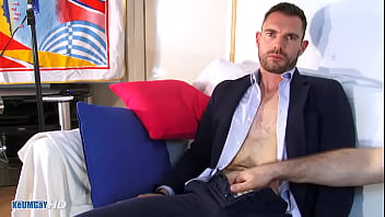 Preview 3 of Beautiful Girl Heard Fuck - In suit trouser insurrer serviec his huge dick for money