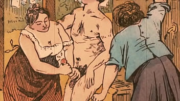 Preview 2 of Hard Fuck Busty Milf - vintage erotic drawings