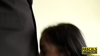 Preview 1 of Tube Porn Nurul - Buxom submissive skank deep throats