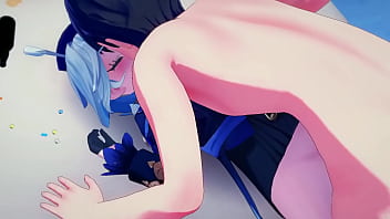 Preview 3 of Sisi Compilation - 【原神】フリーナ　モーション   ダメージボイス