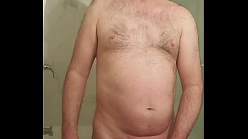 Preview 2 of Plastic Mini Dress - Nude Martin Lavall&eacute_e masturbates,  ejaculates,  and drinks all his sperm with a white cup