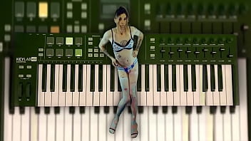 Preview 3 of Nipple Hidden - Bikini Babe Music Visualizer Dance