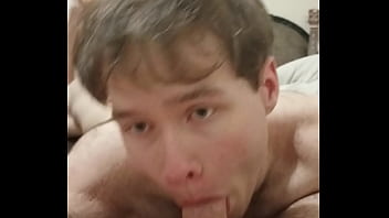 Preview 2 of Hd Brrazzers Xxx - Submissive Boy Sucks &#039_s Cock