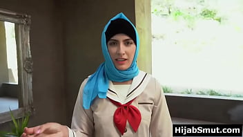 Preview 2 of Might Have Sex - Girl in hijab trained how to fuck