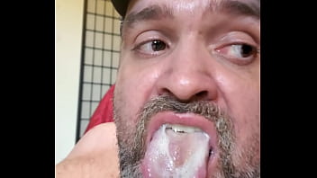 Preview 3 of Sunny Leone Husbend Fucking - Cumplay with a Mouthful of My Own Cum
