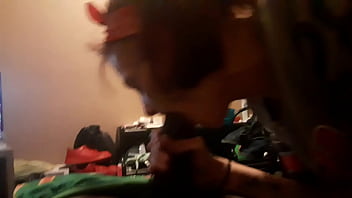 Preview 1 of Girl Sucking On A Two Inch Dick - Cum sucker Harmony Sky