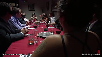 Preview 1 of Bestan Dizi - Naked slave made to serve dinner