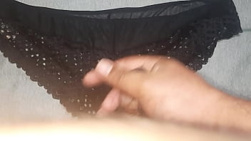 Preview 3 of Xxx Japun - Buen chorro de leche sobre el cachetero de encaje negro de mi amiga la nalgona