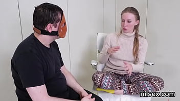 Preview 2 of Dirty Coeds Make Studs Eat Pussy - Wacky sweetie was taken in anus nuthouse for awkward therapy