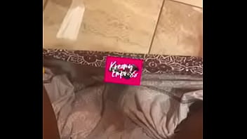 Preview 3 of Son Friend Mom Sex - KreamyEmpress pissing in public bathroom