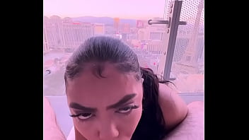 Preview 2 of Hot Wife Jayden - Mixed latina sucking cock with a view