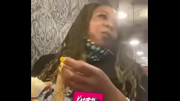 Preview 4 of Farell Kyra - KreamyEmpress eats at restaurant with rose toy