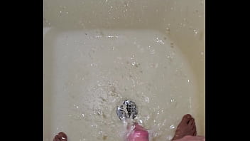 Preview 2 of Mom And Sis Get A Letter Boy Sex - Using the shower to cum