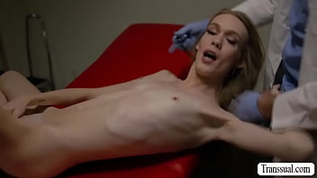 Preview 3 of Wwwxx Sara Jay Big Ass - Skinny shemale bareback fucked by doctor