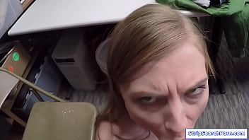 Preview 3 of Mi Prima Elisa - StripSearchPorn.com - Officer fucking redhead teen shoplifter