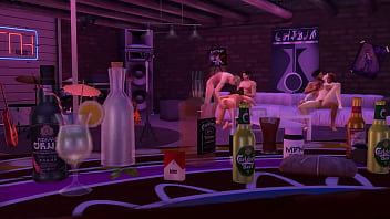 Preview 1 of Teen Slut Fucked Mature Midget - Orgy and Gang Bang   3d Hentai   Simlish Dzire