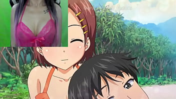 Preview 3 of Xxx Fo Hd Videos - AIRI ES COJIDA POR SU AMANTE EN LA PLAYA  - Hentai Oni Chichi Cap. 10