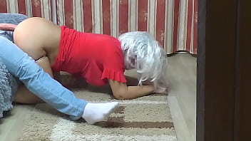 Preview 3 of Mide 217 - When step mom is on her knees,  her ass bends well for anal sex and her son is comfortable