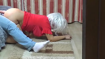 Preview 4 of Mide 217 - When step mom is on her knees,  her ass bends well for anal sex and her son is comfortable