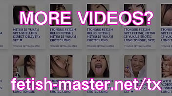 Preview 4 of Hlebo Mobile - Japanese Asian Tongue Spit Face Nose Licking Sucking Kissing Handjob Fetish - More at fetish-master.net