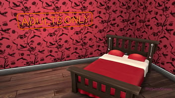Preview 1 of Muscles Women - Sims 4,  real voices,  Lesbian prostitute fuck a straight policewoman on interwency,  very  rough bdsm session