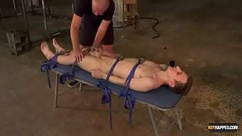 Preview 1 of Aged Mom Ass - Restrained Reece Bentley tormented by Sebastian Kane