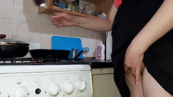 Preview 2 of Alsscan Girls Casting 2014 - Hidden camera filming my housewife cooking and masturbating - Girls fly orgasm