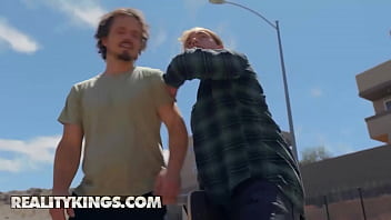 Preview 1 of Bokep Nenek Vc Cucu - (Anna Chambers) Saves Her Neighbour (Robby Echo) After An Accident With A Skateboard - Reality Kings