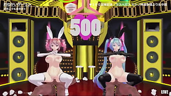 Preview 3 of Ben Ten Sex - Onegai Darling Miku and Teto Sex Dance (by:MMD Craft-K)